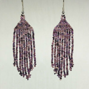Cotton Candy Diamond Fringe Earrings