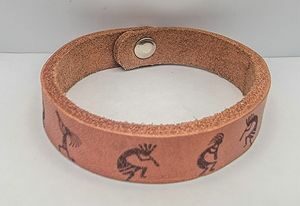 Dancing Man Leather Bracelet