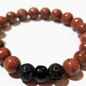 Jasper Sesame Bracelet