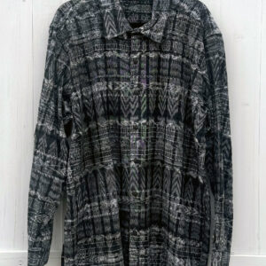 Shacket Shirt Jacket Patterned Noir One Of A Kind
