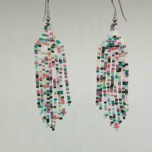 Tourmaline Diamond Fringe Earrings